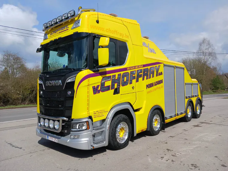 Dépanneuse lourde SCANIA S650 8X4