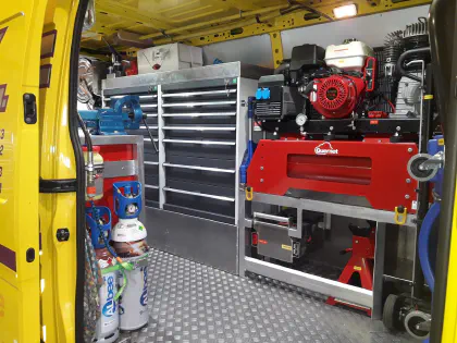 Camionnette d'intervention balisage / atelier