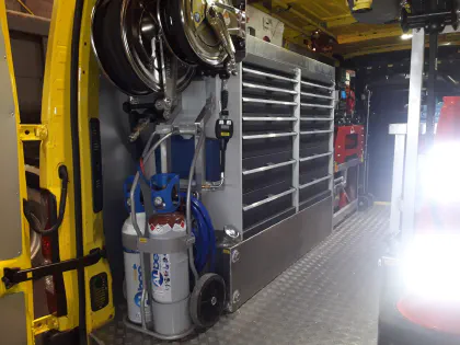 Camionnette d'intervention balisage / atelier