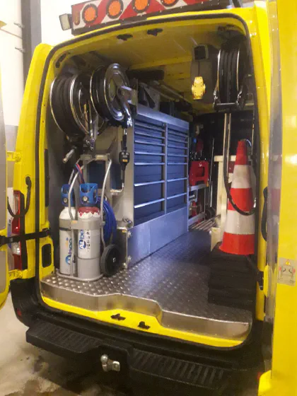 Camionnette d'intervention balisage / atelier