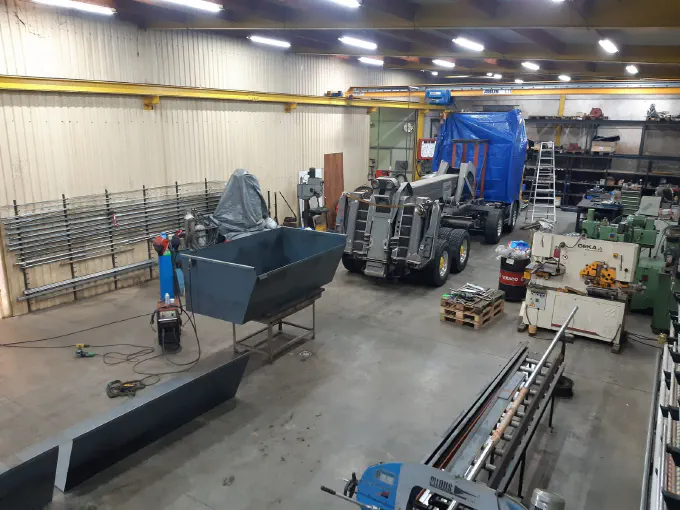 Construction de la dépanneuse Scania S650