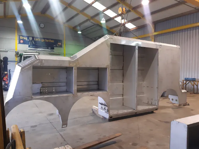 Construction de la dépanneuse Scania S650