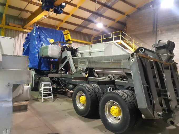 Construction de la dépanneuse Scania S650