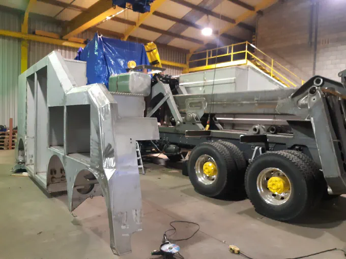 Construction de la dépanneuse Scania S650
