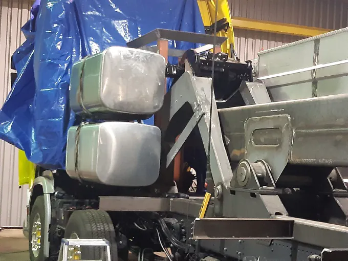 Construction de la dépanneuse Scania S650