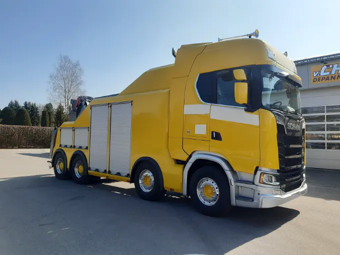 Construction de la dépanneuse Scania S650