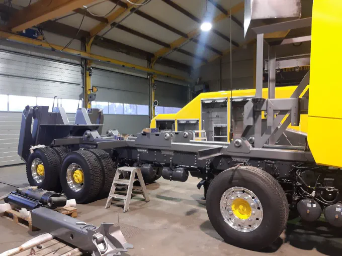 Construction de la dépanneuse Scania S650