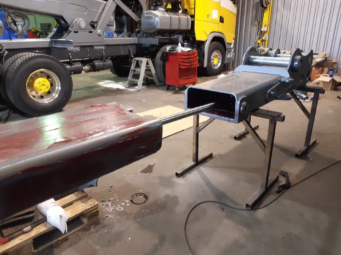 Construction de la dépanneuse Scania S650