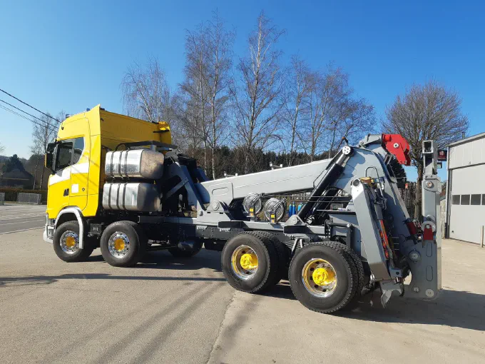 Construction de la dépanneuse Scania S650