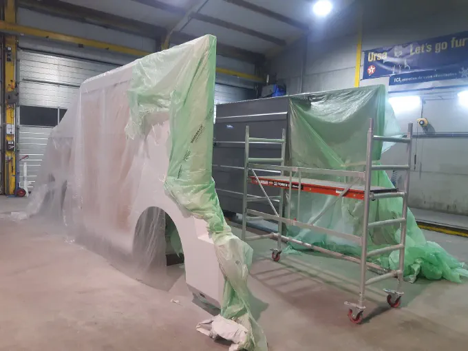 Construction de la dépanneuse Scania S650