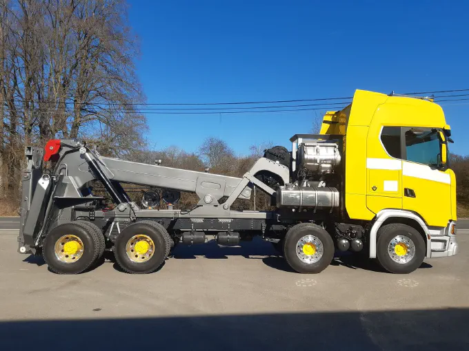 Construction de la dépanneuse Scania S650