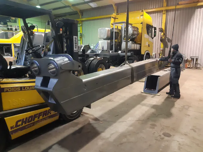Construction de la dépanneuse Scania S650