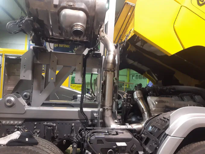Construction de la dépanneuse Scania S650