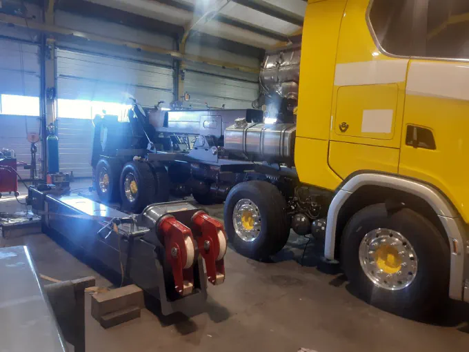 Construction de la dépanneuse Scania S650