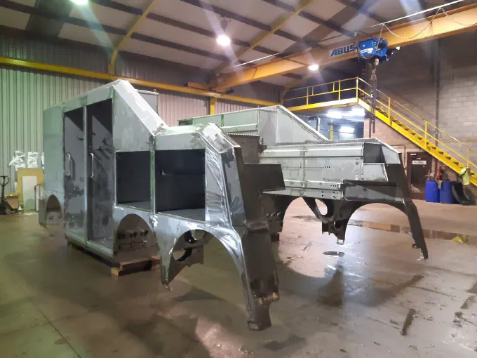 Construction de la dépanneuse Scania S650