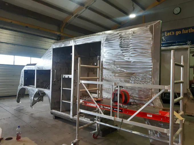 Construction de la dépanneuse Scania S650
