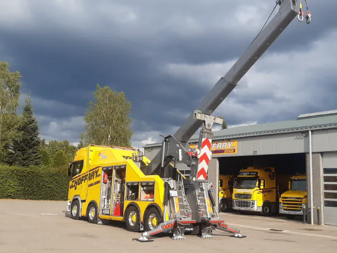 Construction de la dépanneuse Scania S650