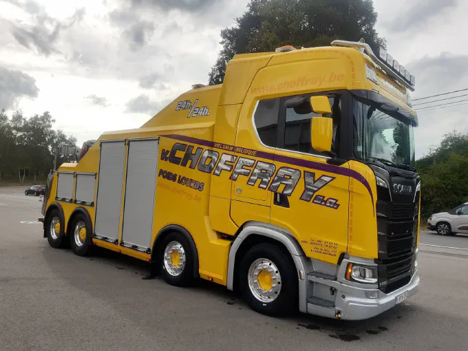 Construction de la dépanneuse Scania S650