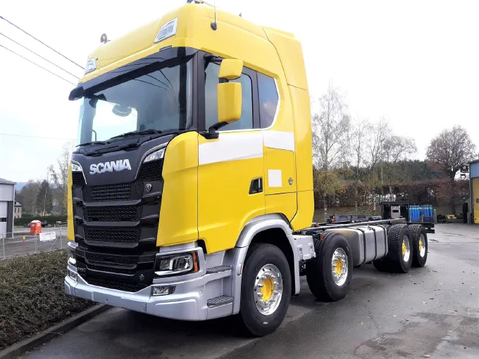 Construction de la dépanneuse Scania S650